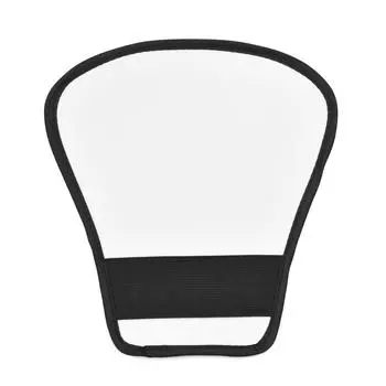 Портативный универсальный отражатель вспышки для камеры, рассеиватель Speedlite, серебристый и белый цвета