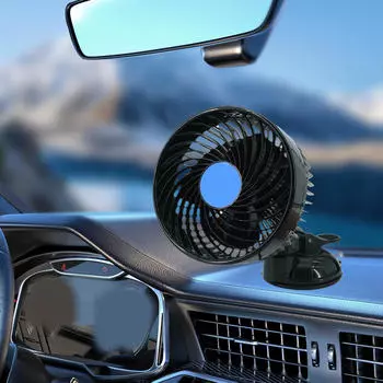 Портативный USB автомобильный вентилятор с присоской маленький электрический универсальный градус вращения низкий уровень шума