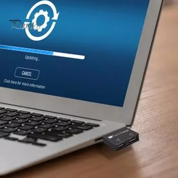 Портативный USB-конвертер, высокоскоростной, компактный, портативный, универсальный, простой в использовании, женский, зарядный концентратор, адаптер-коннектор чёрный