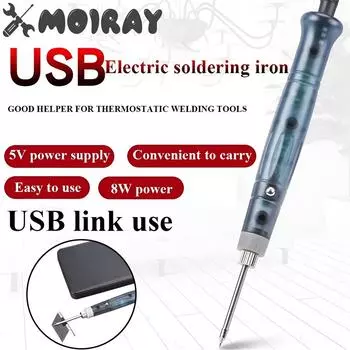 Портативный USB-паяльник, профессиональный электрический нагревательный инструмент, ремонтный инструмент с индикаторной ручкой, сварочный пистолет для ремонта BGA