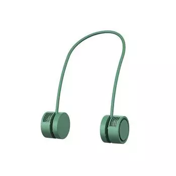 Портативный USB-вентилятор для шеи, регулируемый на 360°, безлопастный вентилятор для шеи, USB-аккумулятор, гибкий шланг, вентилятор без рук, вокруг шеи