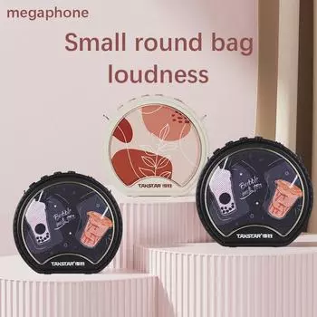 Портативный усилитель голоса TAKSTAR, проводной микрофон с ушным креплением, плечевой ремень, аккумулятор 10 Вт, 2000 мАч белый