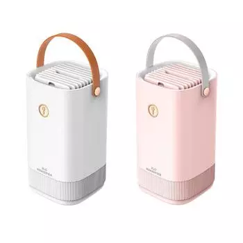 Портативный увлажнитель воздуха 20 куб.см, увлажнитель прохладного тумана 3300 мл для офиса в детской спальне, 3 режима тумана, супер тихий 35 дБ pink