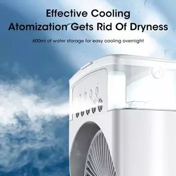 Портативный увлажнитель воздуха, кондиционер, бытовой небольшой воздухоохладитель, гидроохлаждение, портативная регулировка воздуха для офиса, 3-скоростной вентилятор