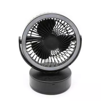 Портативный вентилятор 2 в 1 для кемпинга на открытом воздухе, светодиодный фонарь для палатки, лампа с потолочным вентилятором, настольный вентилятор для аварийных отключений во время урагана