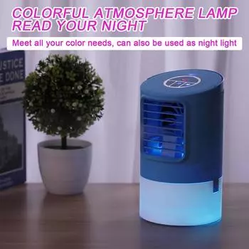 Портативный вентилятор кондиционера, небольшой испарительный охладитель с таймером