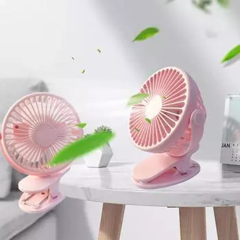 Портативный вентилятор Прочный низкодецибеловый многофункциональный мини-вентилятор с зажимом Портативный вентилятор Настольный вентилятор Домашняя поставка