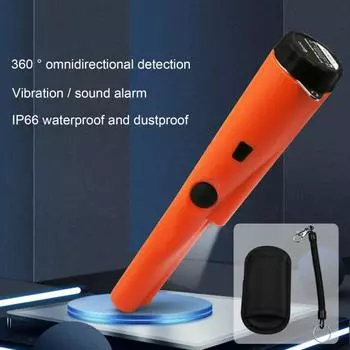 Портативный водонепроницаемый точечный искатель ручной металлоискатель Hunter Finder чёрный