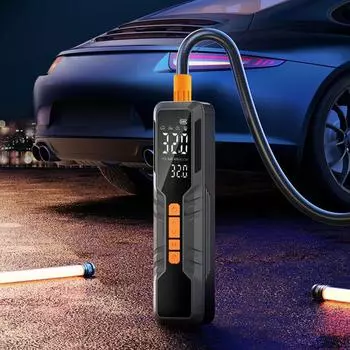 Портативный воздушный компрессор 3x2000 мАч умный автомобильный насос для шин цифровой манометр ручной беспроводной надувной насос для накачивания шин