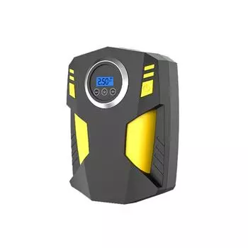 Портативный воздушный компрессор для накачки шин, 120 Вт, Велосипедный насос, Электрический воздушный насос 12 В с манометром, pointer style