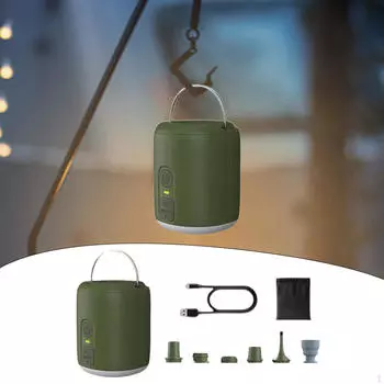 Портативный воздушный насос 5 В 1 А 30 Вт перезаряжаемый для спальных ковриков матрасов