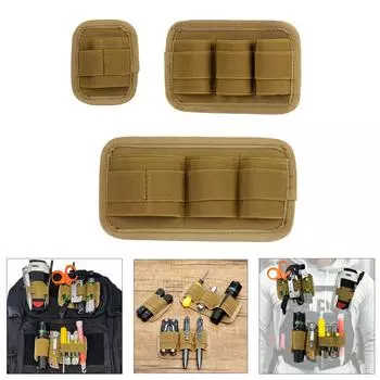 Портативный вставной модульный органайзер нейлоновый тактический органайзер с петлями для панели органайзер для отделения модуля нагрудная сумка для хранения снаряжения S армия зеленый