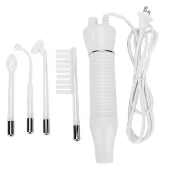 Портативный высокочастотный электротерапевтический аппарат для лечения акне и пятен, подтяжки кожи, удаления морщин, темного цвета US PLUG красный