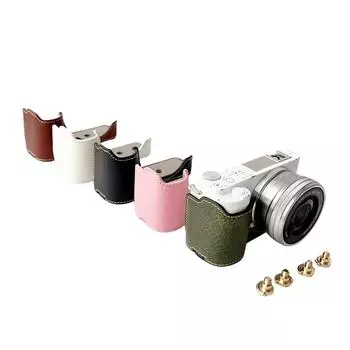 Портативный защитный чехол для камеры в стиле ретро, держатель для чехла для камеры, сумка для переноски, открывающаяся снизу, дизайн с зелёный