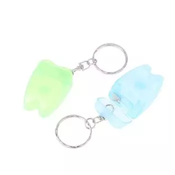 Портативный зубная нить для чистки зубов брелок для чистки зубов инструмент для ухода за полостью рта