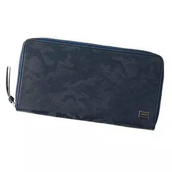 [Porter] Длинный кошелек с круглой молнией [WONDER] 342-03838 4. военно-морской флот