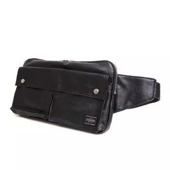 PORTER FREE STYLE Сумка на пояс в свободном стиле [Porter] (M) 707-07147 (черный)