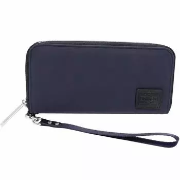 PORTER GIRL WREN WALLET круглый длинный кошелек с молнией [Porter Girl] 833-16177 темно-синий/50