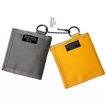 PORTER Love Porter Coin x Yellow (Porter) & Case/Gray [802-06982] [Wear & Shoes] [Wear & Shoes]