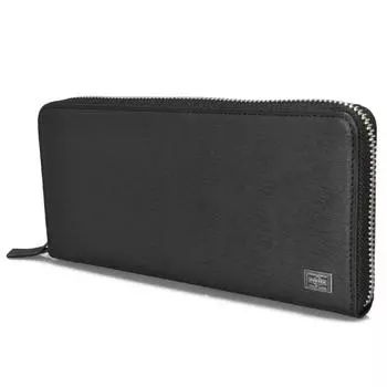 (Porter) PORTER Men s Round Zipper Long Wallet 052-02214 1. Unisex Design Black