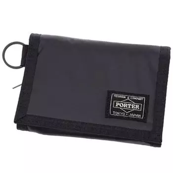 Кошелек PORTER Trifold, черный [КАПСУЛА/Capsule] 555-06439 1. чёрный