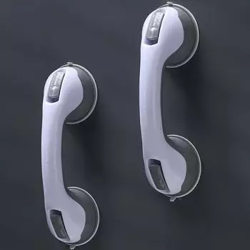 Поручень безопасности для ванной комнаты без перфорации с нескользящей рукояткой для пожилых людей single pack