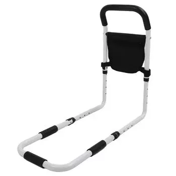 Поручень для кровати с поддержкой грузоподъемностью 136 кг, регулируемый, эмалированный, для пожилых людей, подъемный поручень для кровати