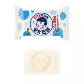 Поры??Мыло Nadeshiko Boys Baking Soda Smooth Soap, 155 г Мыло, запах из пор, омертвевшая кожа, кожный жир, пот, без добавок [Устраните источник запаха с помощью пищевой соды! р
