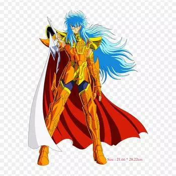 Poseidon Cavaleiros Do Zodaco Pegasus Seiya Gemini Saga железные нашивки для одежды, аппликации, наклейки на одежду, термочувствительная нашивка на заказ