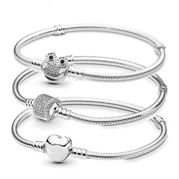 Посеребренная милая сова змея цепочка браслет-подвеска женский модный браслет своими руками 16cm