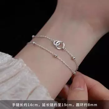 Посеребренное кольцо 925 пробы браслет браслет ювелирное изделие