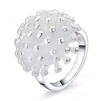 Посеребренное кольцо Серебряное кольцо S925 обручальное кольцо серебряные ювелирные изделия мода европейский и американский тренд классическое кольцо Ruili 6