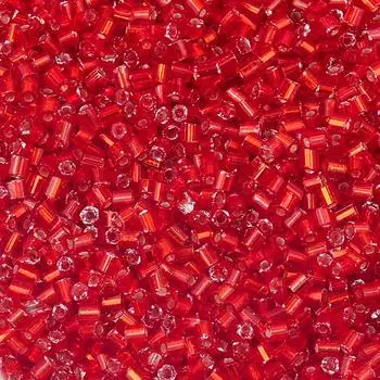 Посеребренные 2,5 мм цветные стеклянные бусины-бисер для изготовления браслетов своими руками и проектов бисероплетения Diameter 2.5mm, Length 3mm, Hole 1mm, 50g/pack