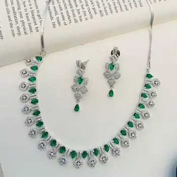 Посеребренные бриллиантовые круглые колье комплект бриллиантовых колье комплект для женщин белый