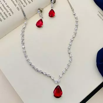 Посеребренные бриллиантовые круглые колье комплект бриллиантовых колье комплект для женщин белый