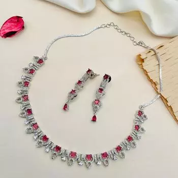 Посеребренные бриллиантовые круглые колье комплект бриллиантовых колье комплект для женщин белый