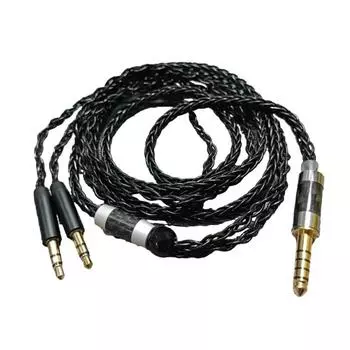 Посеребренный 3,5 мм на 3,5 мм штекерный кабель для наушников D7100 легкий и электронный шнур для наушников 59,1 дюйма