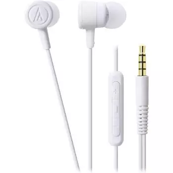 Посетите Audio Technica Audio Technica Ipod Iphone Ipad In Ear Earphones White Ath Ckl220i Wh White