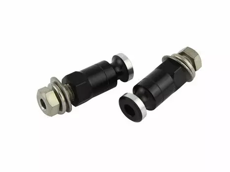 POSH FAITH Мотоциклетные алюминиевые кронштейны для указателей поворота с длинными болтами, M8мм, Черный, 010202-06 чёрный