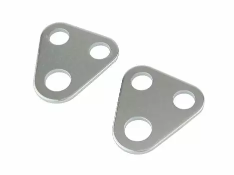 POSH FAITH Мотоциклетные аксессуары Хромированный кронштейн указателя поворота для 010196 - Основание, Хромированный, SR400/500,