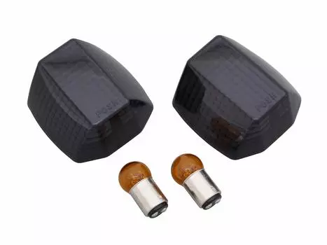 POSH FAITH Мотоциклетные аксессуары Комплект линз указателей поворота Отечественный Передний Дымчатый 038279 ZRX1200R/1100/400 GPZ900R