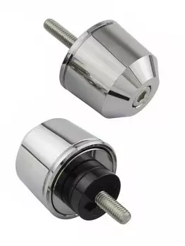 POSH FAITH Мотоциклетные Аксессуары Концевики Руля Концевики Руля Среднего Веса Оригинальный Руль Тип M6 CT125 Hunter Cub Хромированные Honda/Suzuki CB1300SF/SB