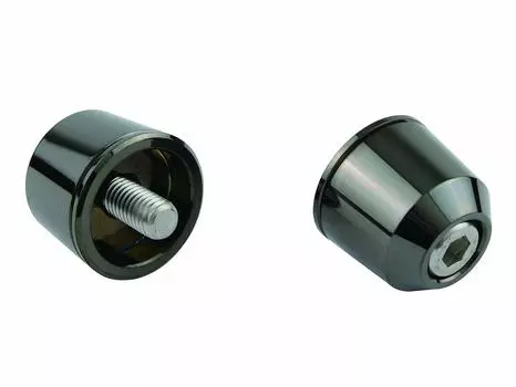 POSH FAITH Мотоциклетные аксессуары Заглушки руля Цельные для оригинальных рулей Kawasaki Тип M8 ZRX1200DAEG Черный Хром Заглушка руля и т.д.. 031178-66-10