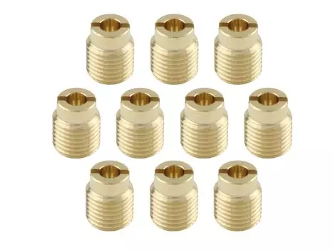 POSH FAITH Мотоциклетные принадлежности Главный жиклер 10 над главным жиклерным комплектом KEIHIN с полной резьбой, большой (7X8.5) 712300-10 золотой