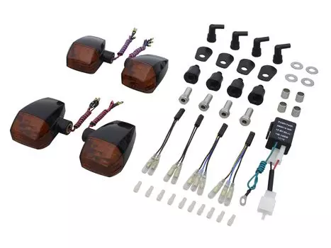 POSH FAITH Мотоциклетные принадлежности Мотоциклетный светодиодный поворотник ZRX1200R Черный Линза ZR Кристалл Огранка Тип Линзы ( 04- 08) Корпус/Оранжевый 071665-06 чёрный