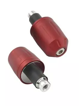 POSH FAITH Мотоциклетные принадлежности Наконечник руля Сверхтяжелый Наконечник руля Тип 2 Универсальный Тип Совместим с Внутренним Диаметром Матовый Красный 14-19 мм