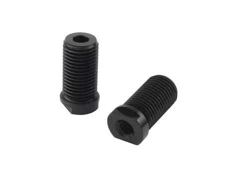 POSH FAITH Мотоциклетные заглушки руля для ремонта Suzuki M12 Тип Запчасти, Адаптер, M12-P1.25, Черный, 031969-70-10 чёрный