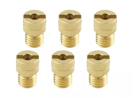 POSH FAITH Мотоциклетный главный жиклер 6x9 Увеличенный Mikuni Малый круглый главный набор, Жиклеры, 734609-10 золотой