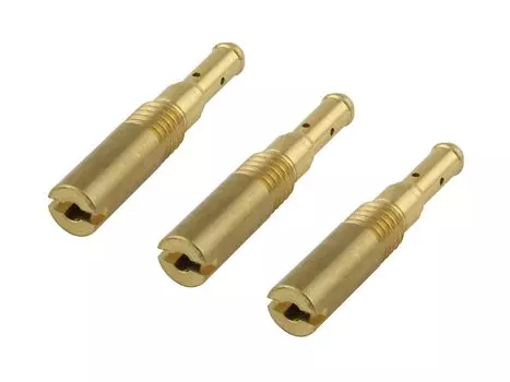 POSH FAITH Мотоциклетный набор пилотных жиклеров из 3 штук Увеличенные пилотные жиклеры для Honda Live (28x5-H) DIO-ZX (2001-2002) 756007-10 золотой