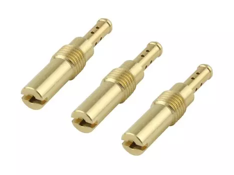 POSH FAITH Мотоциклетный набор пилотных жиклеров из 3 штук Увеличенные пилотные жиклеры для KEIHIN PE28 PWK28 (28x6-B) 700010-10 золотой